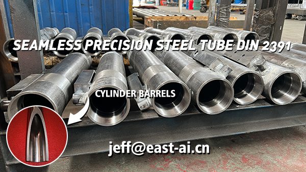 Seamless precision steel tube DIN 2391, used for high-precision applications