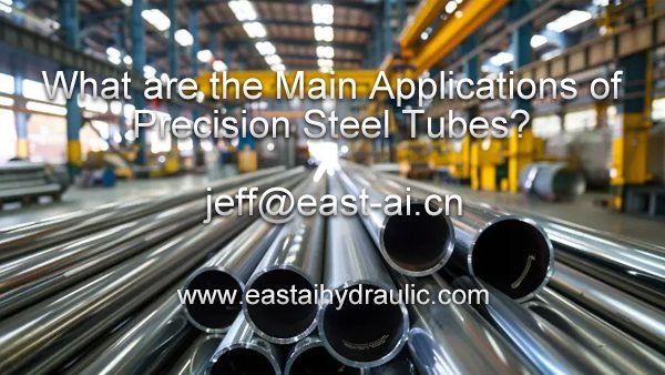 Precision steel tubes used in automotive, aerospace, medical, and construction industries.